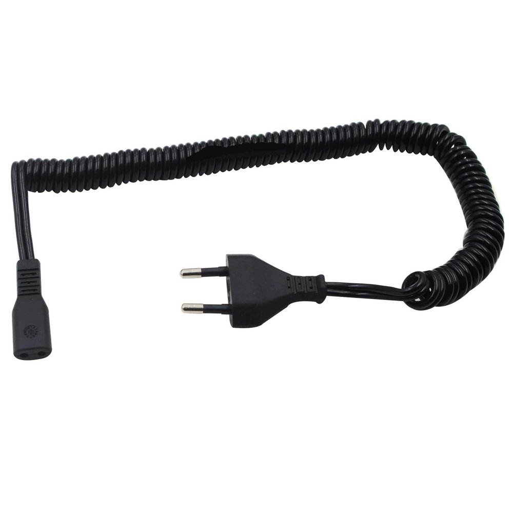 EU Plug 90cm Electric Shaver Power Cable LeadCompatible For PhilipsHQ6950 HQ6970 HQ6990 HQ341 HQ342 HQ382 HQ384 HQ386 HQ3860 HS840