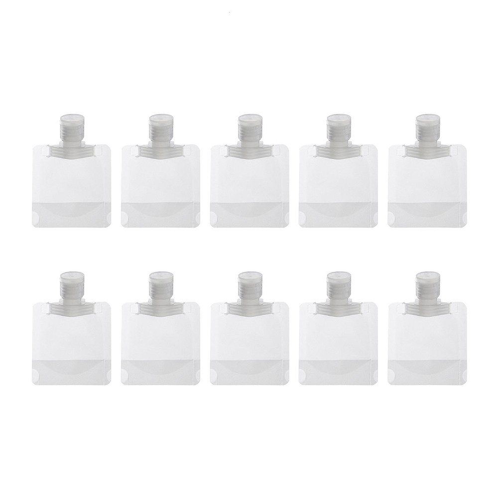10PCS Travel Bag Cosmetic Lotion Shower Shampoo Refillable Container Small