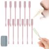 2-in-1 nose hair scissors, double-sided nose hair cutter nostril hair removal tool, portable 360 rotating manual nose hair trimmer, for both men and women, rich colors (3 pack) pink 12pcs view 1