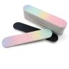 100 Sets of 9cm Rainbow Glitter Nail Art rubbing Strips, polishing Strips, Nail Files, Nail Accessories Tools for Wearing and Threading view 1