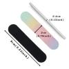 100 Sets of 9cm Rainbow Glitter Nail Art rubbing Strips, polishing Strips, Nail Files, Nail Accessories Tools for Wearing and Threading view 4