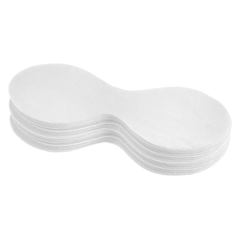 Aphumedc 100PCS Eyelid Sheets, Disposable White Cotton Paper Eyes Pads for Eye Care, Non Woven Patches for Facial Spa Home Beauty Wet Compress, Eyes Covers for DIY Skincare