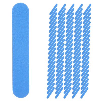 100PCS Mini Nail Files, Double Sided Disposable Emery Board Manicure Pedicure Tools Nail Tech Must Haves for Home Salon Use (Blue)