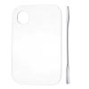 Acrylic Makeup Palette with 1Pc Spatula, Makeup Mixing Tray Apply Professional Reusable Cosmetic Palette Beauty Tools for Beauty Salon, Facial Cosmetic, Nail Art, Pigment Blending view 1