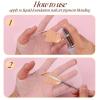 Acrylic Makeup Palette with 1Pc Spatula, Makeup Mixing Tray Apply Professional Reusable Cosmetic Palette Beauty Tools for Beauty Salon, Facial Cosmetic, Nail Art, Pigment Blending view 4