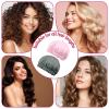 2 Pcs Reusable Shower Cap for Women Reusable Waterproof Large Shower Bonnet Washable Elastic Band Bath Hair Hat Double Layer Showers Caps Soft Non-Slip Washable Showers Bonnet for Most Hair Types view 4