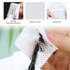 EBANKU 200PCS Eyelash Glue Wipes Cotton Pads, Adhesive Wipes for Lash Polish Remover, Non-Woven Fabric Eyelash Extension Supplies, Cotton Wool for Cosmetic Purposes view 4