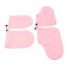 Paraffin Wax Gloves and Booties Set, Women's Soft Lint Thermal Treatment Mittens, Hand Foot Spa Wax Accessories with Adjustable Drawstring, Heat Retention for view 3