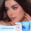 Color-Changing Blush, Long Wear Makeup Cream, 10g Nude Tint Moisture Feature, Soft Balm Formula Pigment Detail, Beauty Stick with Multi-Use Function, Warm Shade for Cheeks Eyes Lips Use view 3