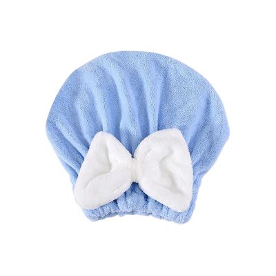 Absorbent Hair Towel Wrap, Soft and Comfortable, Yellow, Blue, Super Absorbent Turban, Anti-frizz Hair Wrap, Lightweight Design, for Shower Beach Home Dorm Apartment