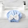Absorbent Hair Towel Wrap, Soft and Comfortable, Yellow, Blue, Super Absorbent Turban, Anti-frizz Hair Wrap, Lightweight Design, for Shower Beach Home Dorm Apartment view 3