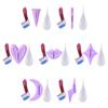 7X Portable Bikini Line Shaping Tool Set with Precision Stencils for Sensitive Skin Grooming view 1