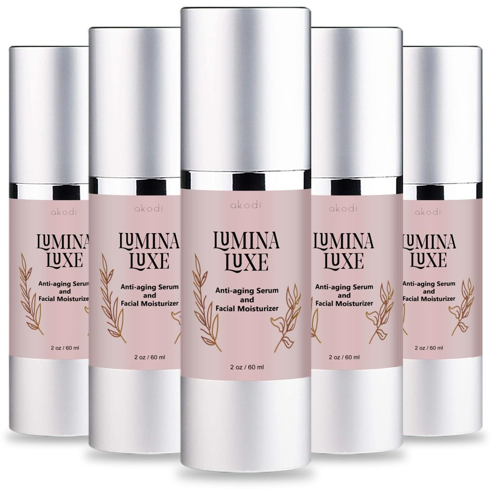 akodi Lumina Luxe - Lumina Luxe Anti-aging Serum - La Levee Ageless Moisturizing Cream - 5 pack/10 oz
