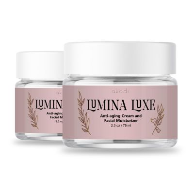 akodi Lumina Luxe - Lumina Luxe Anti-aging Cream - Lumina Luxe Rejuvenating Moisturizer - 2 pack/4 oz