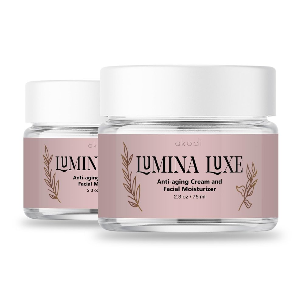 akodi Lumina Luxe - Lumina Luxe Anti-aging Cream - Lumina Luxe Rejuvenating Moisturizer - 2 pack/4 oz