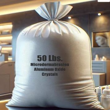 Premium Microdermabrasion Crystals, 50 Pound Bulk Bag for Professional Machines