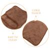 4pcs Esthetician Towel - Super Absorbent Coral Fleece Facial Towels for Estheticians - Coffee Reusable Fast Drying Spa Steam Cloths for Skin Care Mask Removal view 3