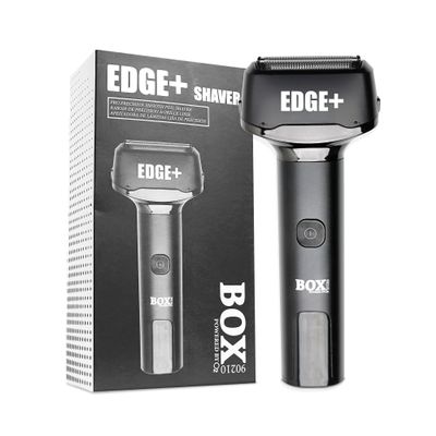 Edge+ PRO Precision Smooth Foil Shaver Professional Waterproof Titanium Foil Electric Shaver for Men with Built-in Pop-Up Hair Trimmer & LED Display, by BOX90210