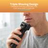 Edge+ PRO Precision Smooth Foil Shaver Professional Waterproof Titanium Foil Electric Shaver for Men with Built-in Pop-Up Hair Trimmer & LED Display, by BOX90210 view 3