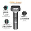 Edge+ PRO Precision Smooth Foil Shaver Professional Waterproof Titanium Foil Electric Shaver for Men with Built-in Pop-Up Hair Trimmer & LED Display, by BOX90210 view 4