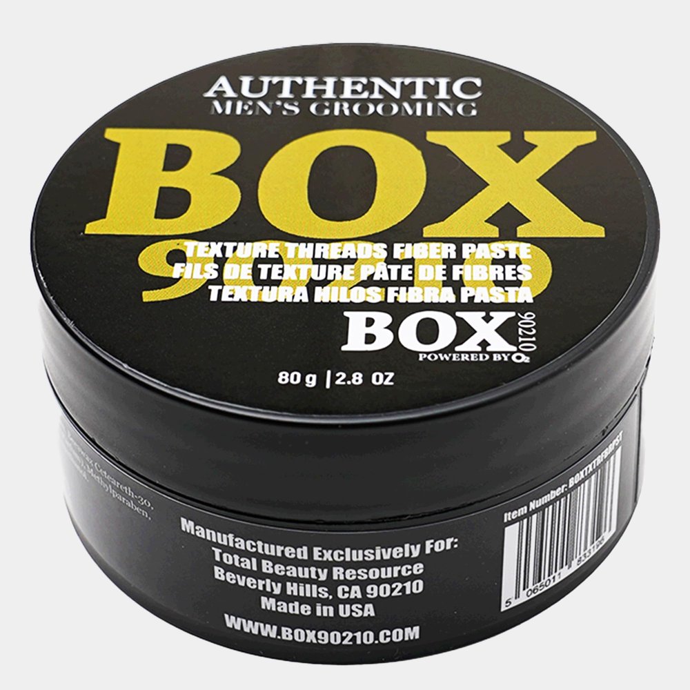 Texture Threads Fiber Paste Extreme Hair Texturizer for Men, Strong Hold, Sculpting, Defining, Molding, Piecing & Spiking, Adds Structure & Texture, 80g, by BOX90210