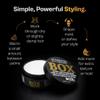 Texture Threads Fiber Paste Extreme Hair Texturizer for Men, Strong Hold, Sculpting, Defining, Molding, Piecing & Spiking, Adds Structure & Texture, 80g, by BOX90210 view 4