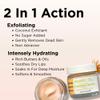 Sumbody Coconut Lip Scrub & Moisturizer - Sugar Free Natural Exfoliator for Nourishing Lips, Care & Treatment with Shea Butter - Hydrating Softening & Plumping Luscious Lips view 2