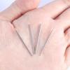 Ywmsfl 10 Pack Piercing Taper Stainless Steel Threading Needle Piercing Tool Nipple For Ear Nose Belly Tongue Lip view 3