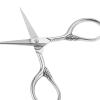 dophee 2PCS Silver Eyebrow Facial Hair Small Grooming Scissors view 3