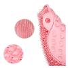 3pcs Silicone Rub Back Brush Bathroom Non-Slip Wash Foot with Sucker Bath Massage Exfoliating Pad Scrubber view 2
