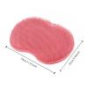 3pcs Silicone Rub Back Brush Bathroom Non-Slip Wash Foot with Sucker Bath Massage Exfoliating Pad Scrubber view 3