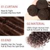 #4 Bundles Water Wave Human Hair Bundles Chocolate Brown Bundles Human Hair 30 32 34 Inches Unprocessed Brazilian Virgin Hair Extensions 3 Bundles 300g Total for Black Women Brown Bundle view 3