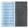 2-Pack Exfoliating Body Scrubber Long Dual-Sided Wash Cloths for Showering, Back Exfoliation Towel. view 1