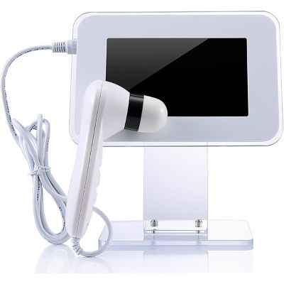 ZIJINGM Scalp Hair Detector with 50X and 200X Lens, 2 Million Pixel HD LCD Screen, Comprehensive Skin Detection, Freeze Frame Image, Suitable for Home, Beauty Salon, spa