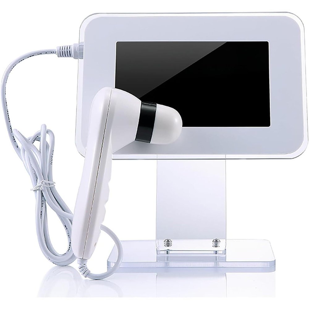 ZIJINGM Scalp Hair Detector with 50X and 200X Lens, 2 Million Pixel HD LCD Screen, Comprehensive Skin Detection, Freeze Frame Image, Suitable for Home, Beauty Salon, spa