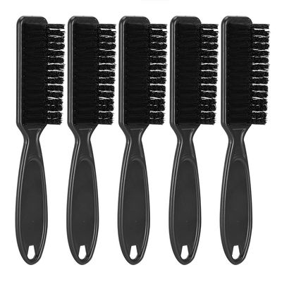 Professional Broken Hair Removal Brush Anti Static Hair Brush Tool Cleaning Brush with Soft for Barbers Hair Stylists Black 5 Pack