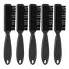 Professional Broken Hair Removal Brush Anti Static Hair Brush Tool Cleaning Brush with Soft for Barbers Hair Stylists Black 5 Pack view 1