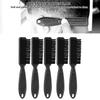 Professional Broken Hair Removal Brush Anti Static Hair Brush Tool Cleaning Brush with Soft for Barbers Hair Stylists Black 5 Pack view 2