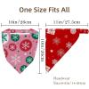 RODAILYCAY 4 PCS Hair Scarf, Christmas Snowflake Chiffon Bandanas Kerchief, Non Slip Triangle Headband Bandana for Women Girls view 4