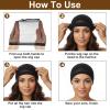 10 Pcs Stocking Wig Caps for Women Men, Ultra Thin Stretchy Wave Cap Hair Net Skull Caps for Women Men Knit Stretchy Beanie Cap for Sleeping Sports Daily Grooming & Styling Black view 3