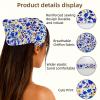 RODAILYCAY 4 Pack Colorful Flower Floral Pattern Hair Scarfs Headband, Triangle Head Scarves, Non Slip Hairband Bandanas, Head Kerchief for Women Girls view 3