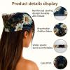 RODAILYCAY Flower 4 Pieces Hair Scarf, Chiffon Head Kerchief, Non Slip Triangle Headband Bandana for Women Girls view 3