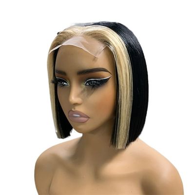 yinxx240708 2x6 Lace Front Bone Straight Wig,200 Density Vietnamese Human Hair Glueless Wig for Women (200 g) for Women with Thinning Hair(1B27)