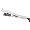3D Grid Hair Crimper Volumizer Hair Fluffy Corrugated Curler Flat Iron Corn Hair Splint Perm Straightener Brush Comb(Product 2-White,US) view 1
