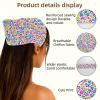 RODAILYCAY 4 Pack Cute Dog Paw Floral Hair Scarf Headband, Chiffon Triangle Head Scarf, Non Slip Head Bandanas Kerchief view 3