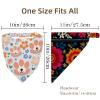 RODAILYCAY 4 Pack Cute Dog Paw Floral Hair Scarf Headband, Chiffon Triangle Head Scarf, Non Slip Head Bandanas Kerchief view 4