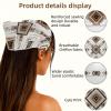 RODAILYCAY 4 Pieces Triangle Head Scarf, Chiffon Hair Kerchief, Elastic Hair Scarf Bandanas for Women Girls, Vintage Abstract Ethnic Background view 3