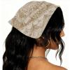 RODAILYCAY 4 Piece Art Retro Ethnic Pattern Hair Scarfs Headband, Triangle Head Scarves, Non Slip Hair Bandanas, Head Kerchief for Women Girls view 2