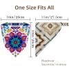 RODAILYCAY 4 Piece Art Retro Ethnic Pattern Hair Scarfs Headband, Triangle Head Scarves, Non Slip Hair Bandanas, Head Kerchief for Women Girls view 4