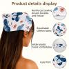 RODAILYCAY 4 Piece Hair Scarfs Headband, Triangle Head Scarves, Blue Butterfly and Flower Pattern Non Slip Hairband Bandanas, Head Kerchief for Women Girls view 3